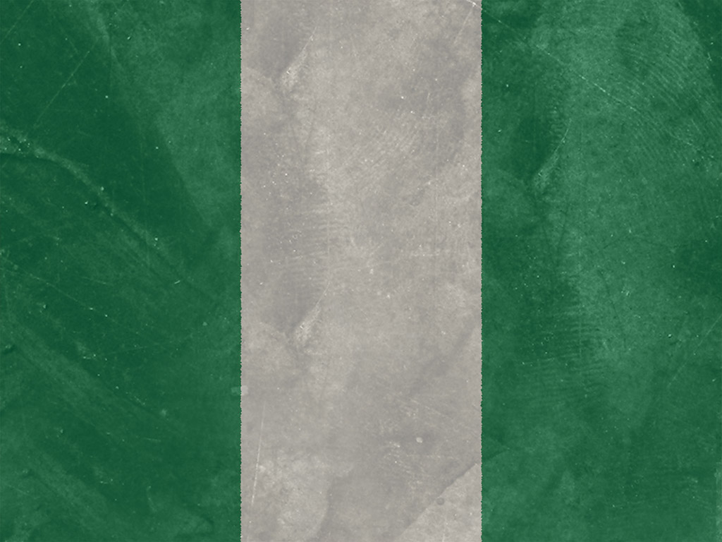 Fahne Nigerias - Nigeria Flagge