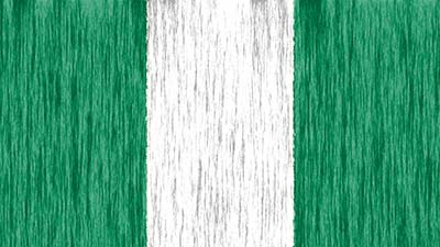 Nigeria Nationalflagge - grün-weiss