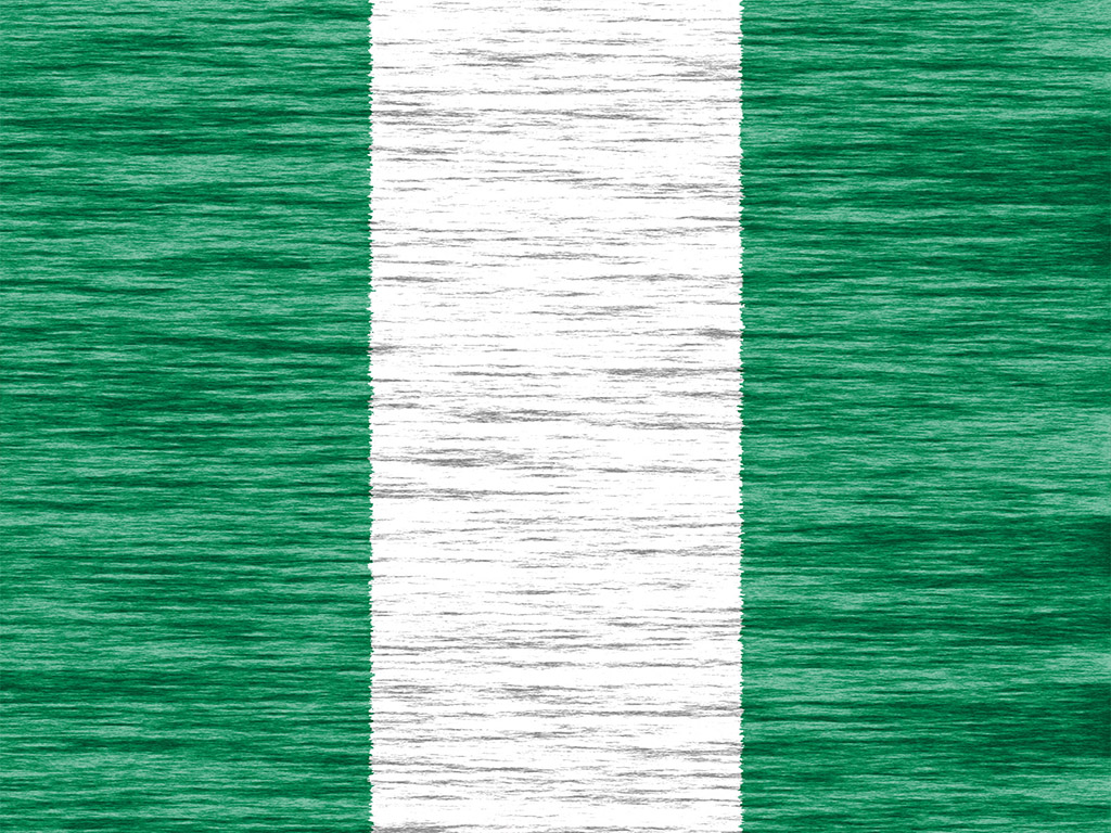 Nigeria Flagge 009