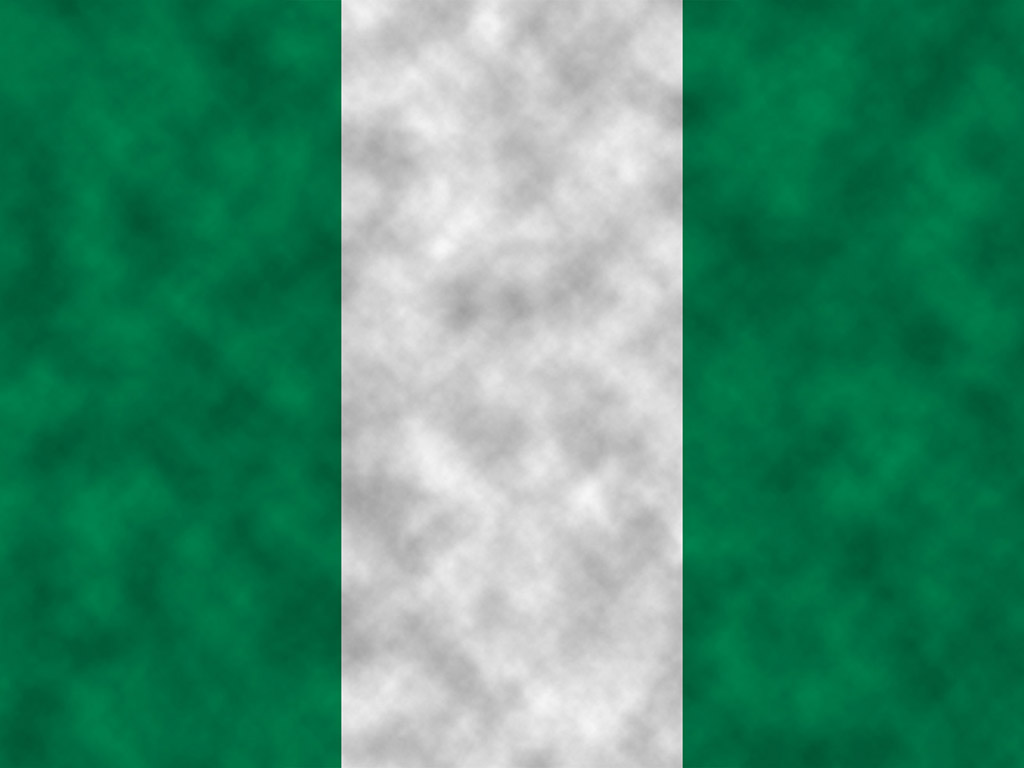 Fahne Nigerias - Nigeria Flagge