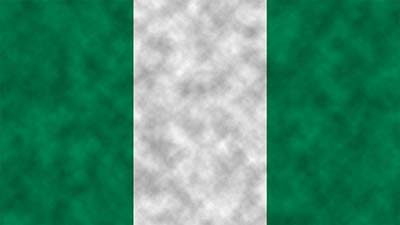 Nigeria Nationalflagge - grün-weiss