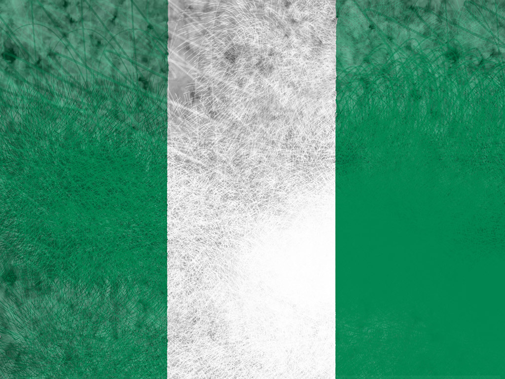Nigeria Flagge 013