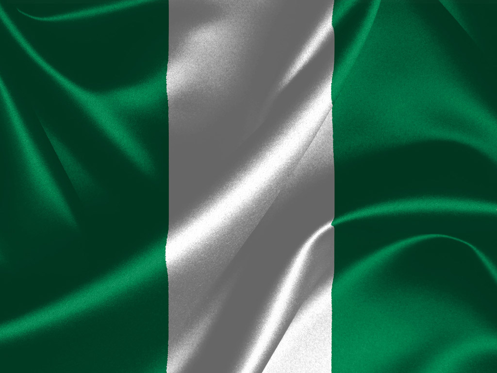 Nigeria Flagge 014