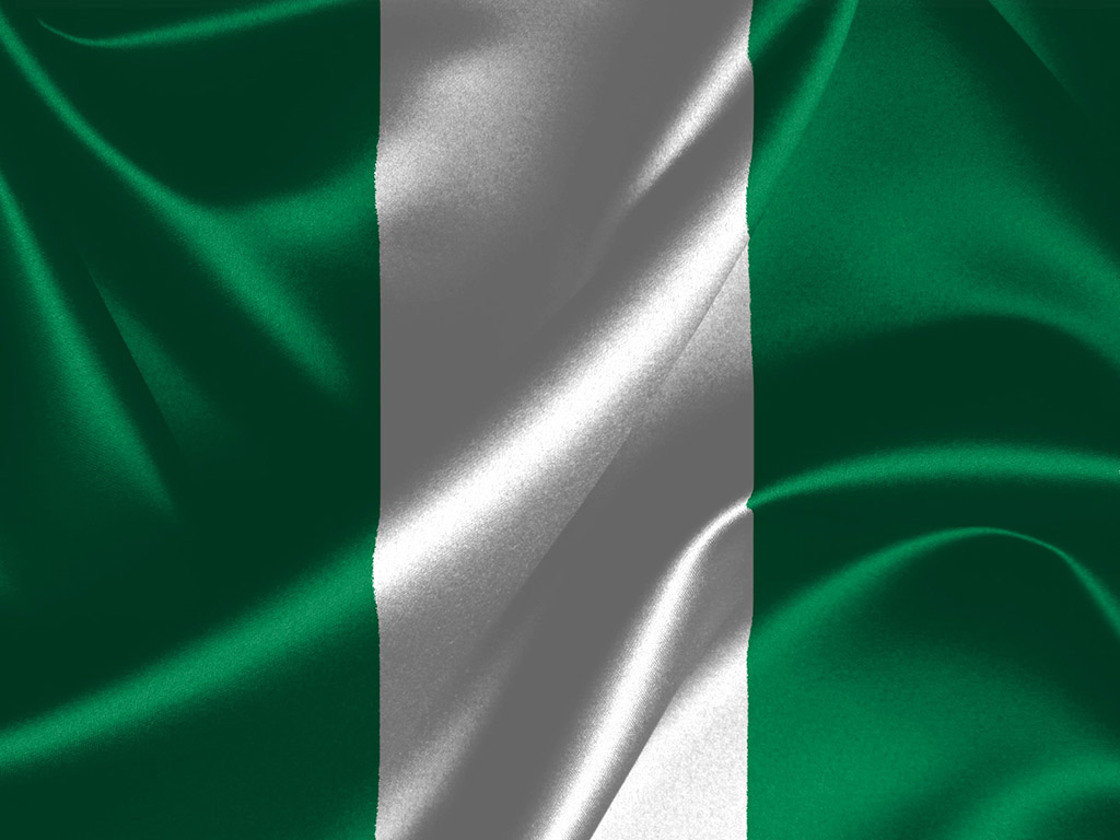 Fahne Nigerias - Nigeria Flagge