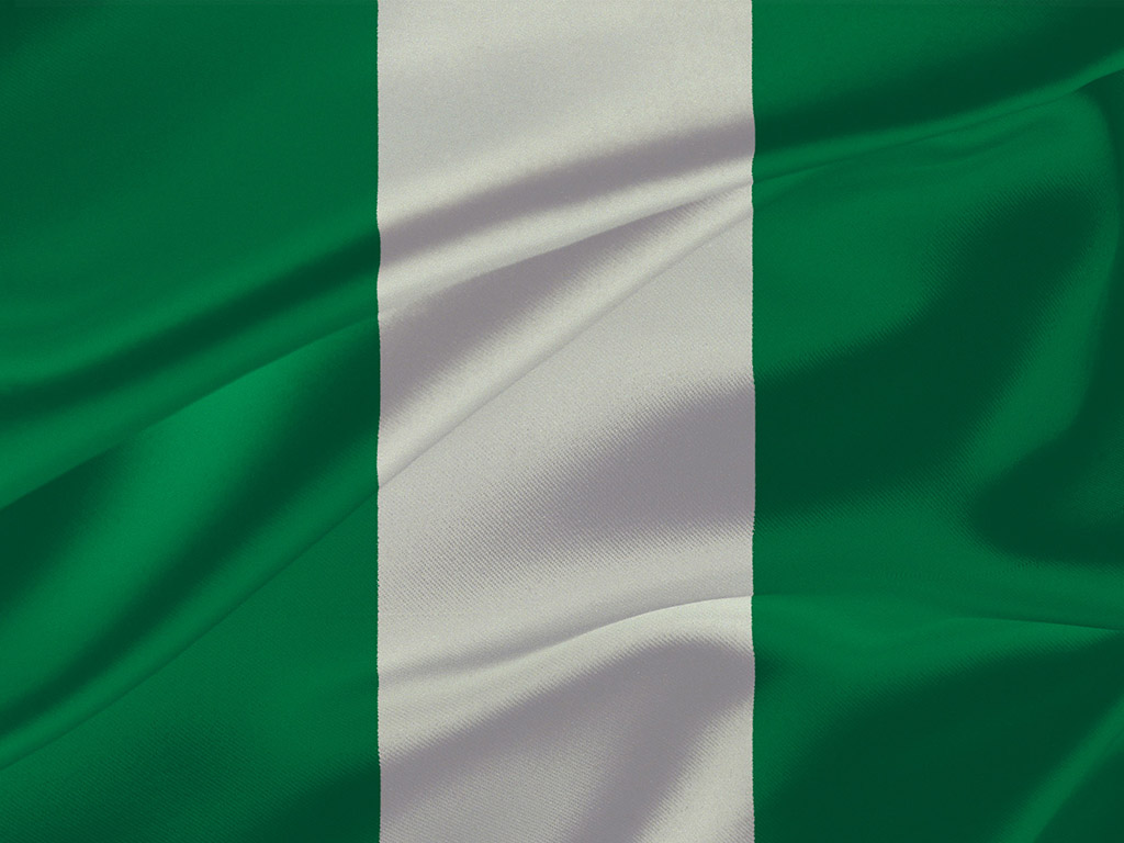 Fahne Nigerias - Nigeria Flagge