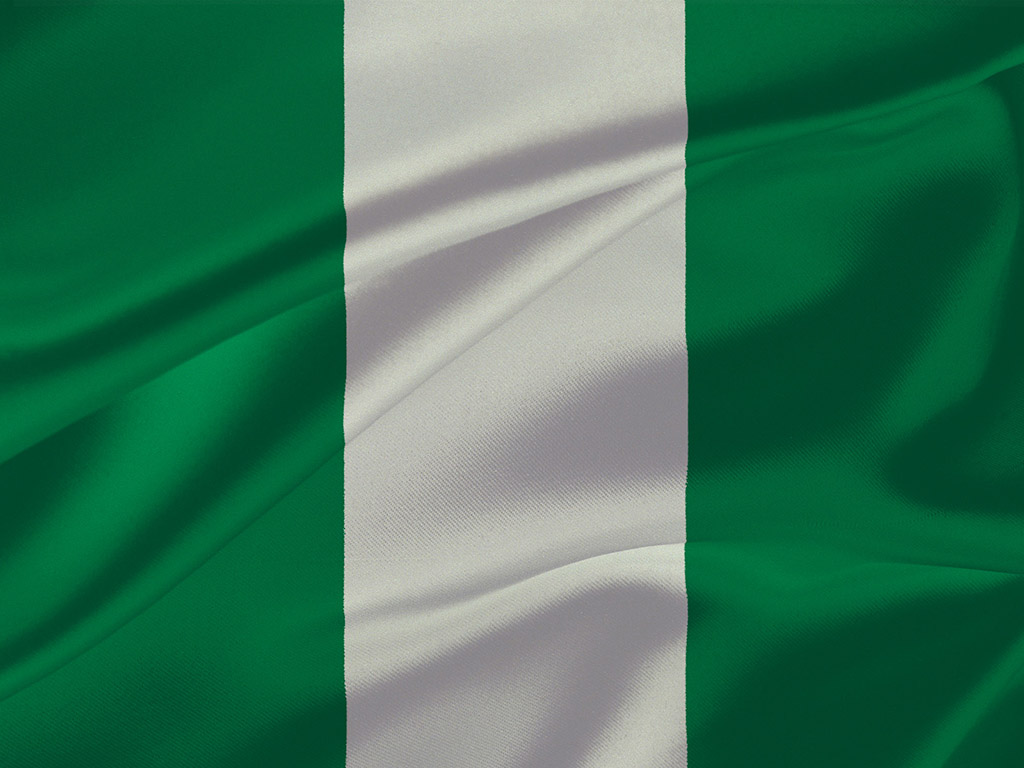 Fahne Nigerias - Nigeria Flagge