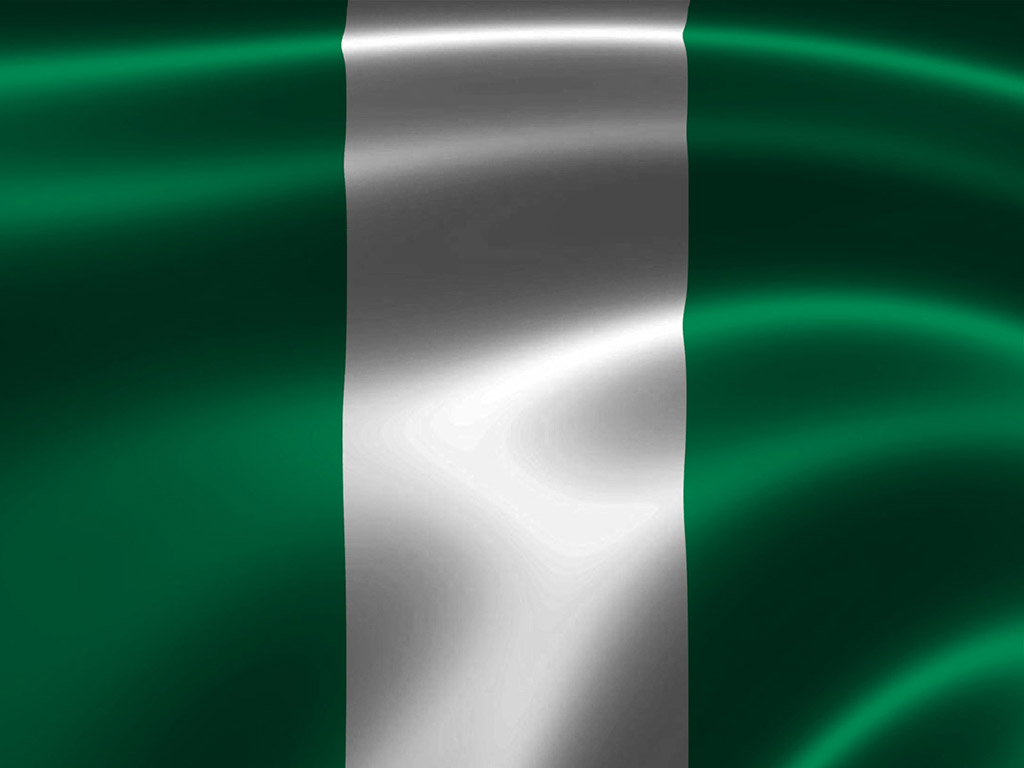 Nigeria Flagge 016