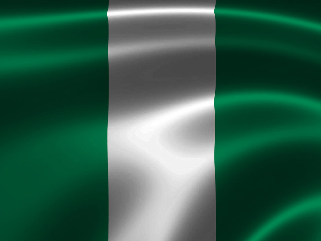 Fahne Nigerias - Nigeria Flagge