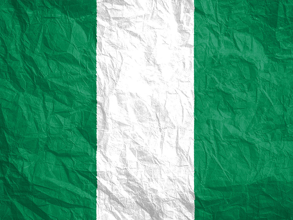Nigeria Flagge 017