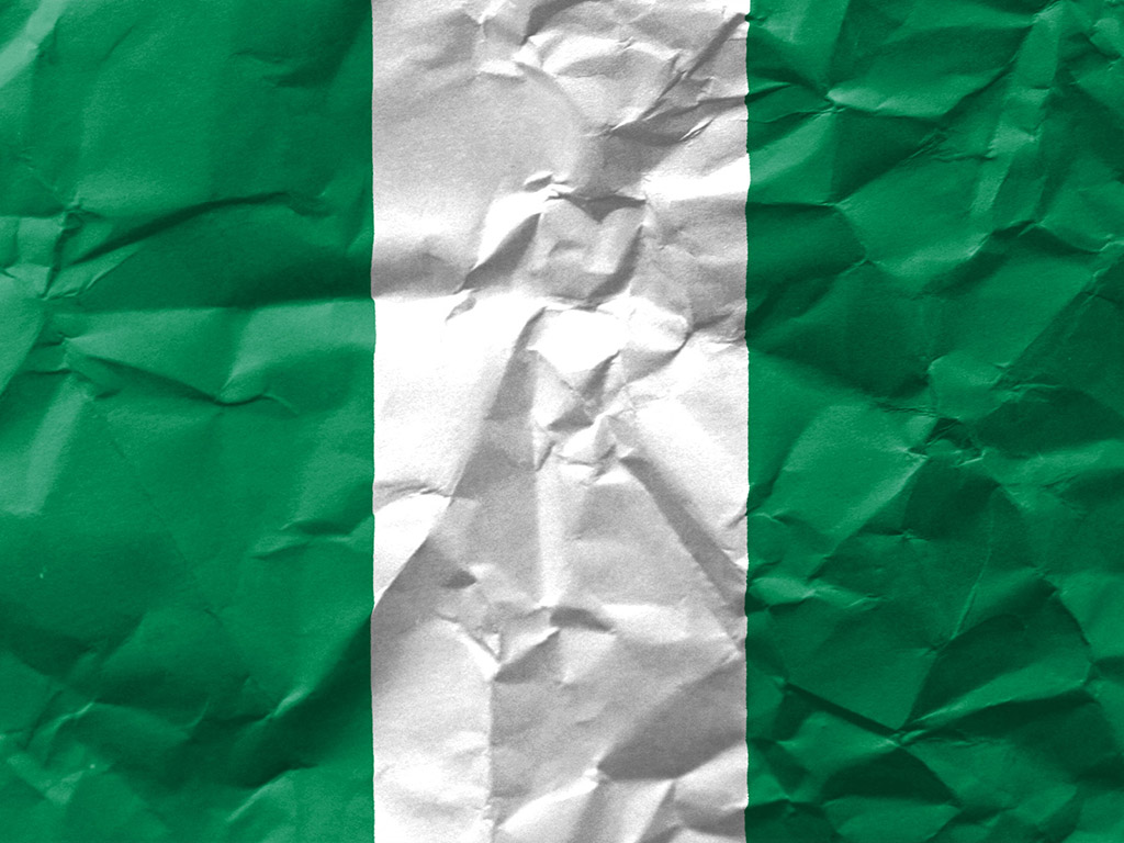 Nigeria Flagge 018