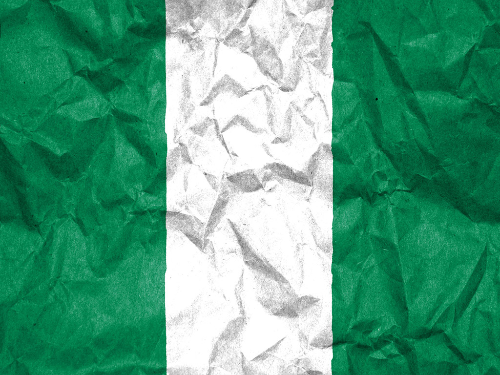 Nigeria Flagge 019