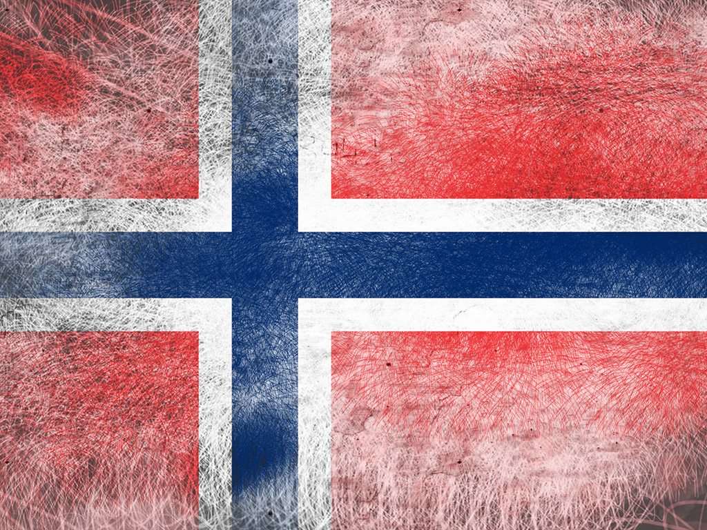 Die Flagge Norwegens