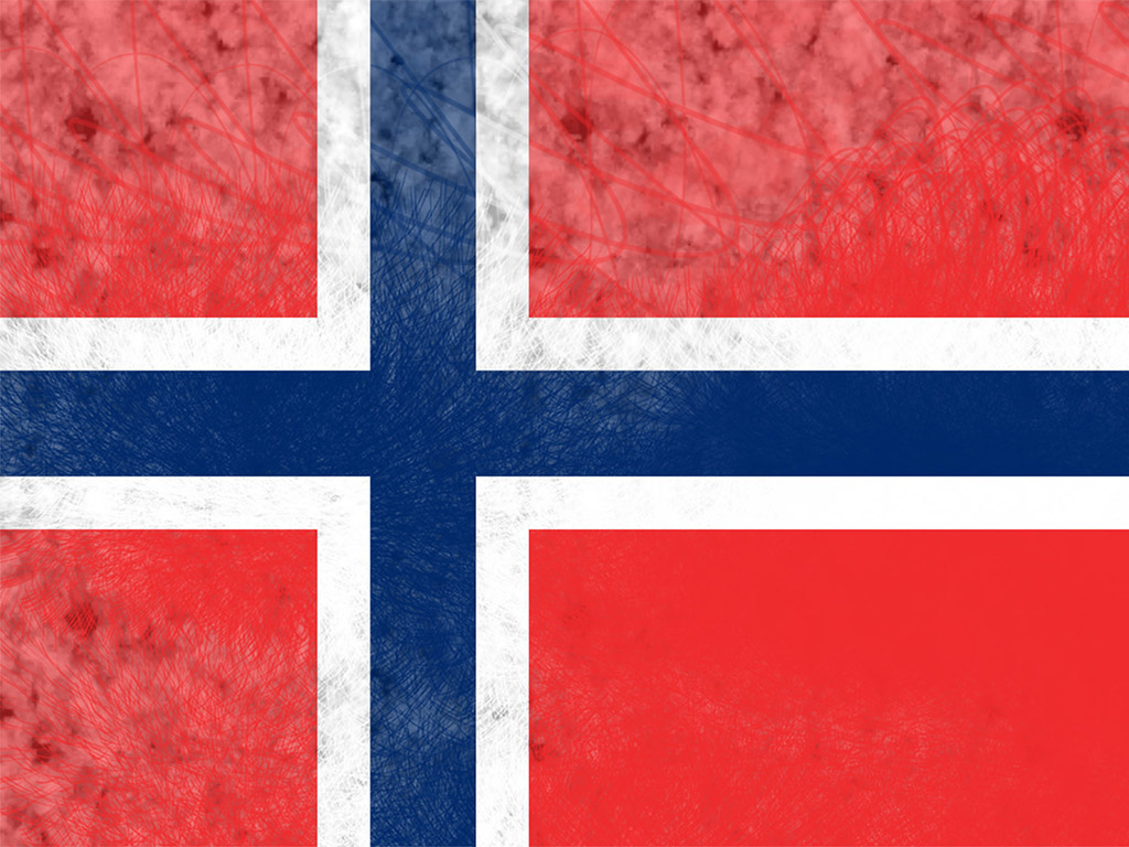 Die Flagge Norwegens