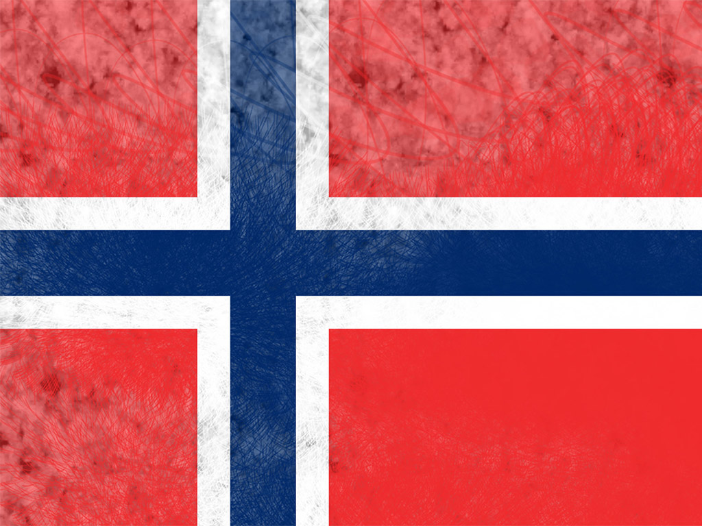 Die Flagge Norwegens