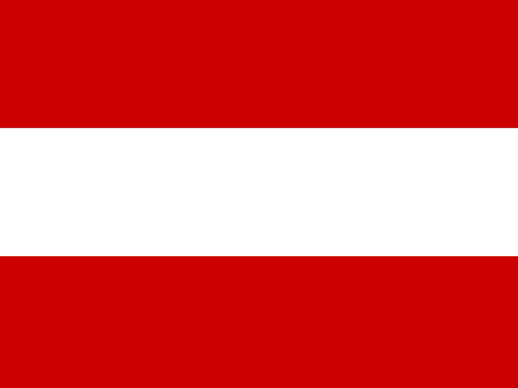 Österreichische Flagge - Rot-Weiss-Rot