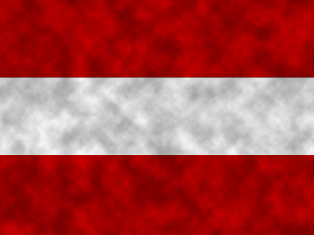 Österreichische Flagge - Rot-Weiss-Rot