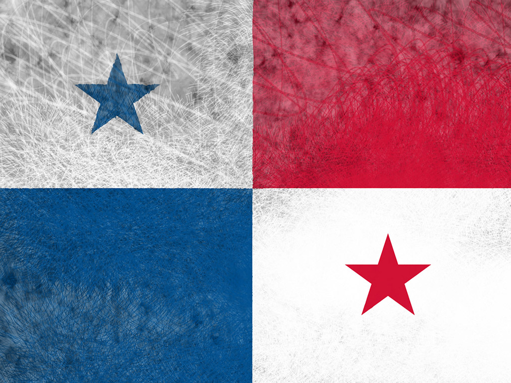 Fahne Panamas - Panama Flagge