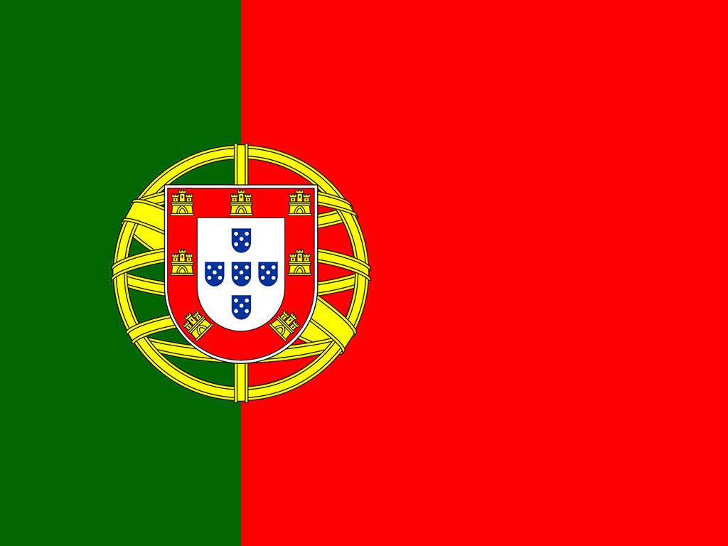 Fahne Portugals - Portugal Flagge