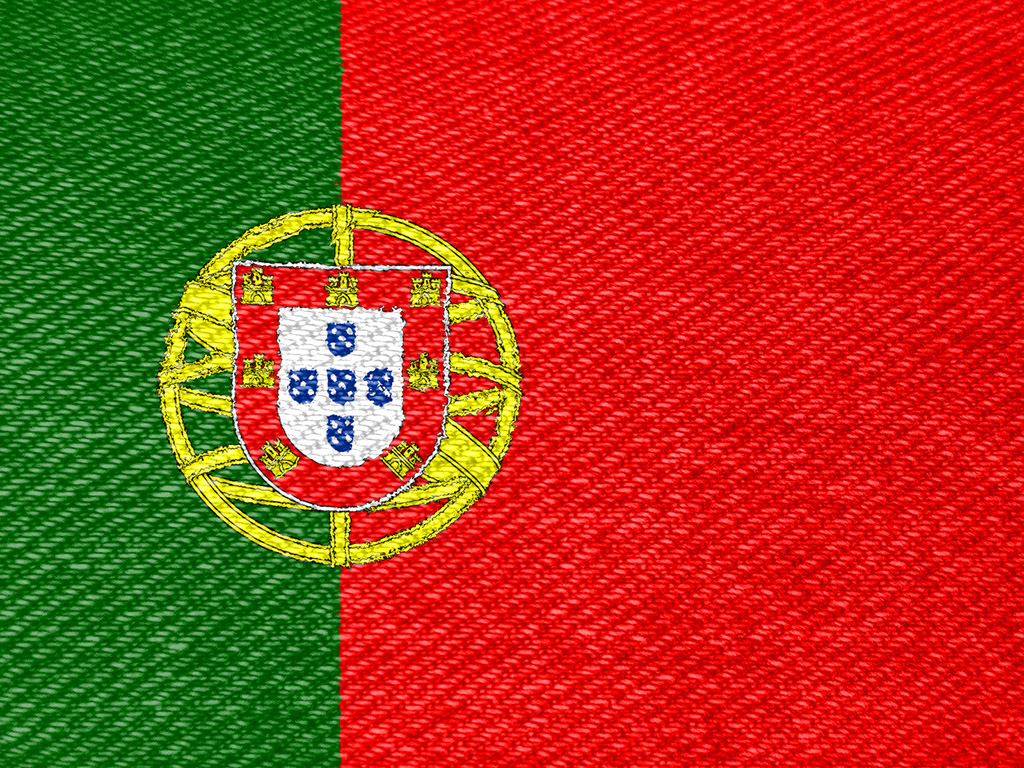 Fahne Portugals - Portugal Flagge