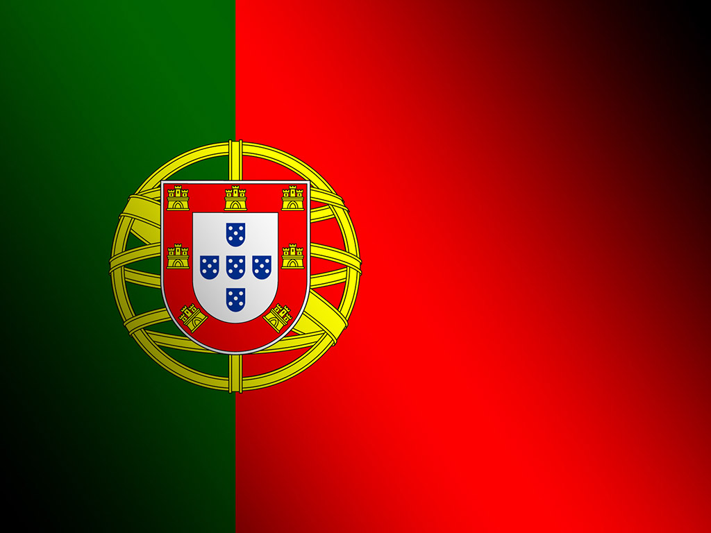 Fahne Portugals - Portugal Flagge
