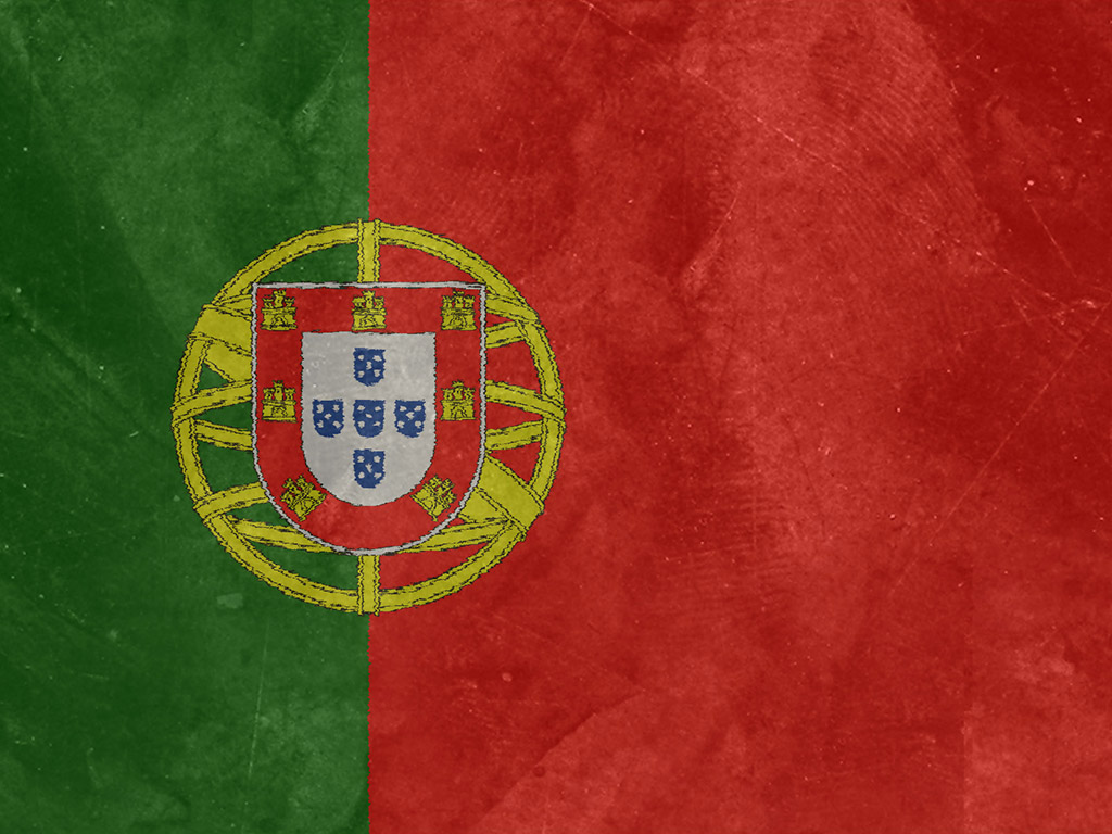 Fahne Portugals - Portugal Flagge