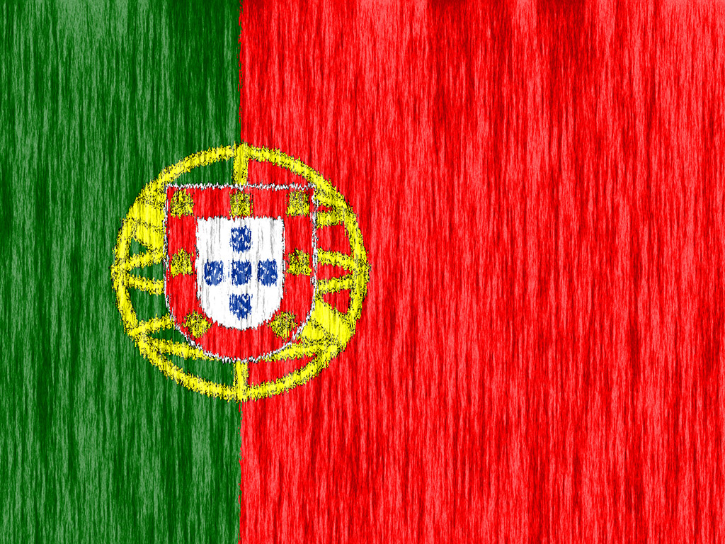 Fahne Portugals - Portugal Flagge