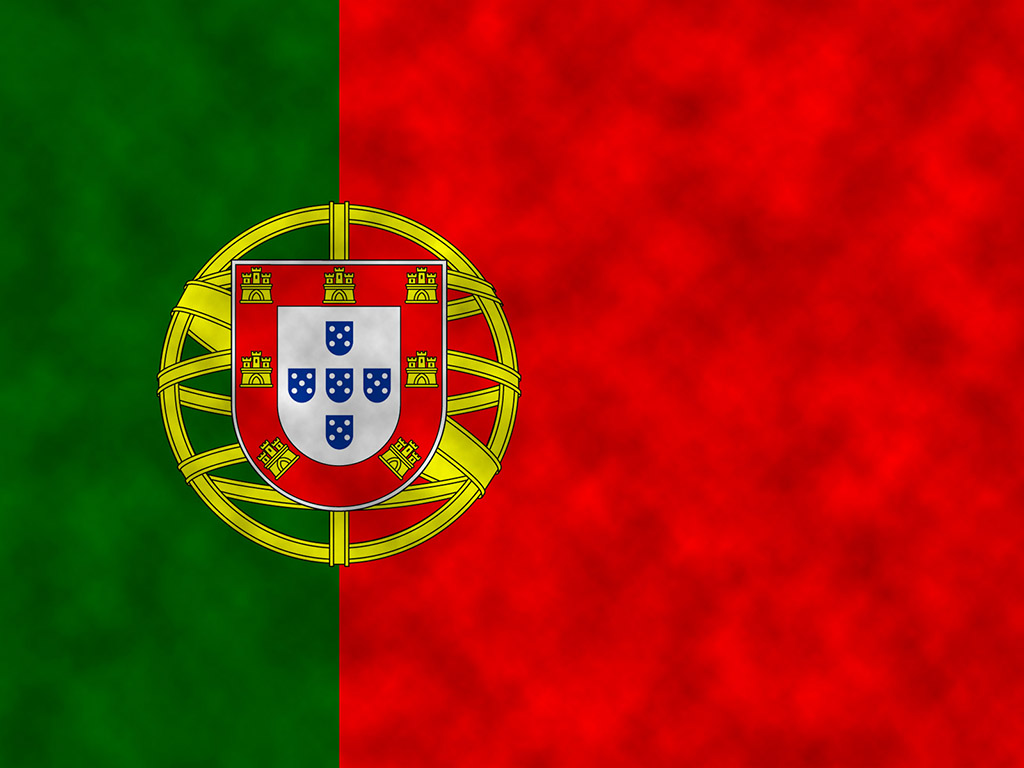 Fahne Portugals - Portugal Flagge