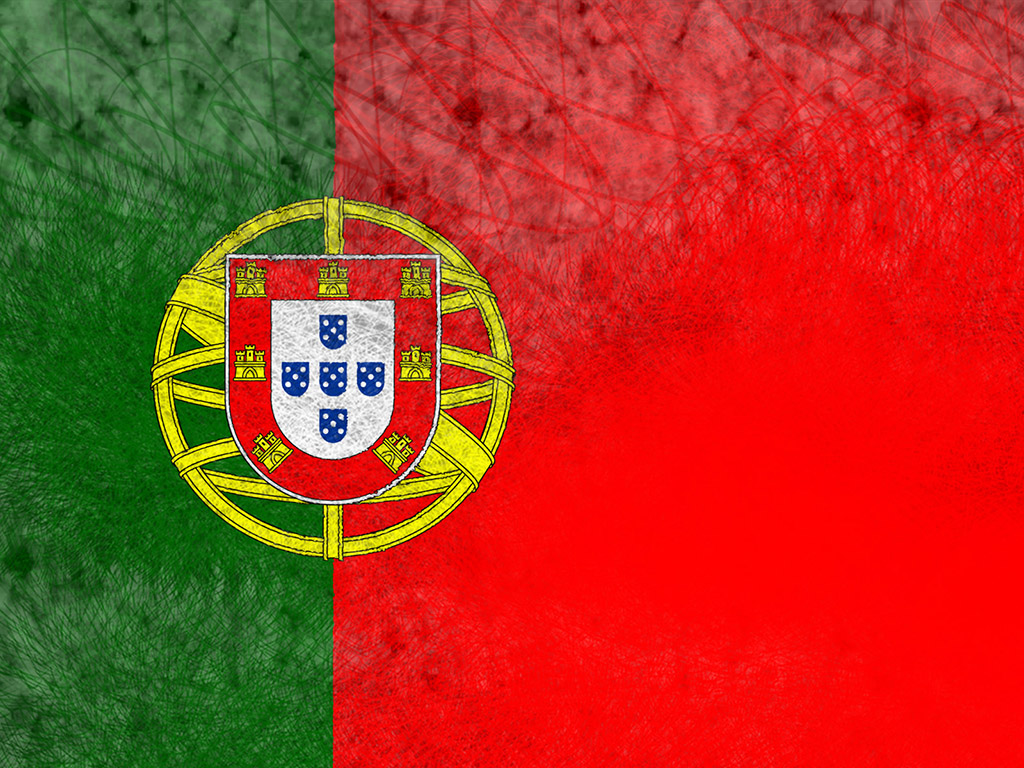 Fahne Portugals - Portugal Flagge