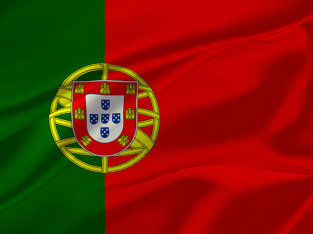 Fahne Portugals - Portugal Flagge