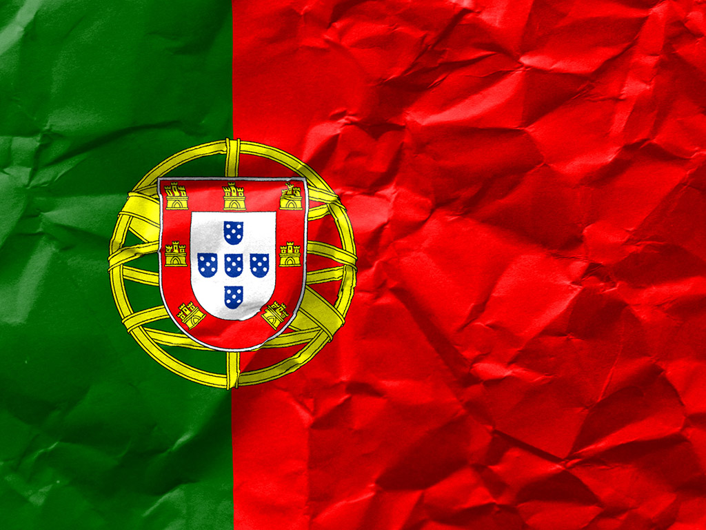 Fahne Portugals - Portugal Flagge