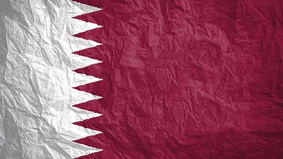 Katar Nationalflagge