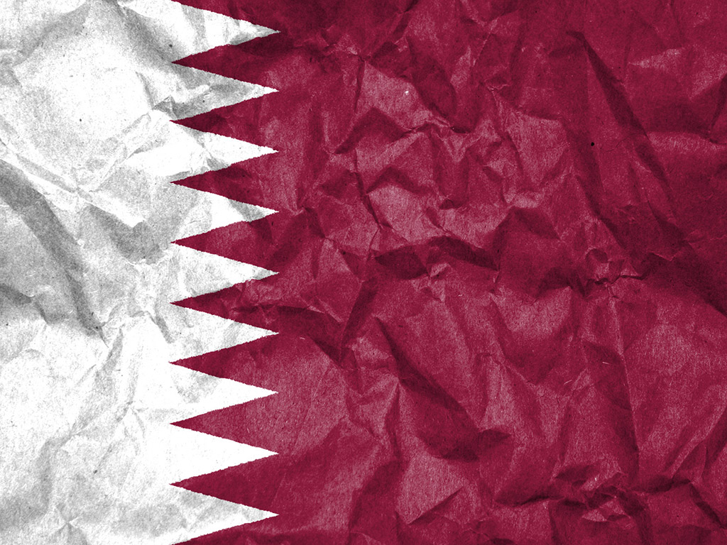 Fahne Katars - Katar Flagge