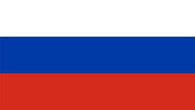 Russische Nationalflagge - Weiss - Blau - Rot