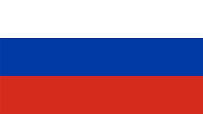 Russische Nationalflagge - Weiss - Blau - Rot