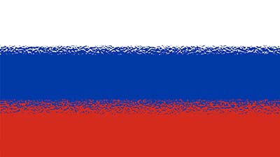 Russische Nationalflagge - Weiss - Blau - Rot