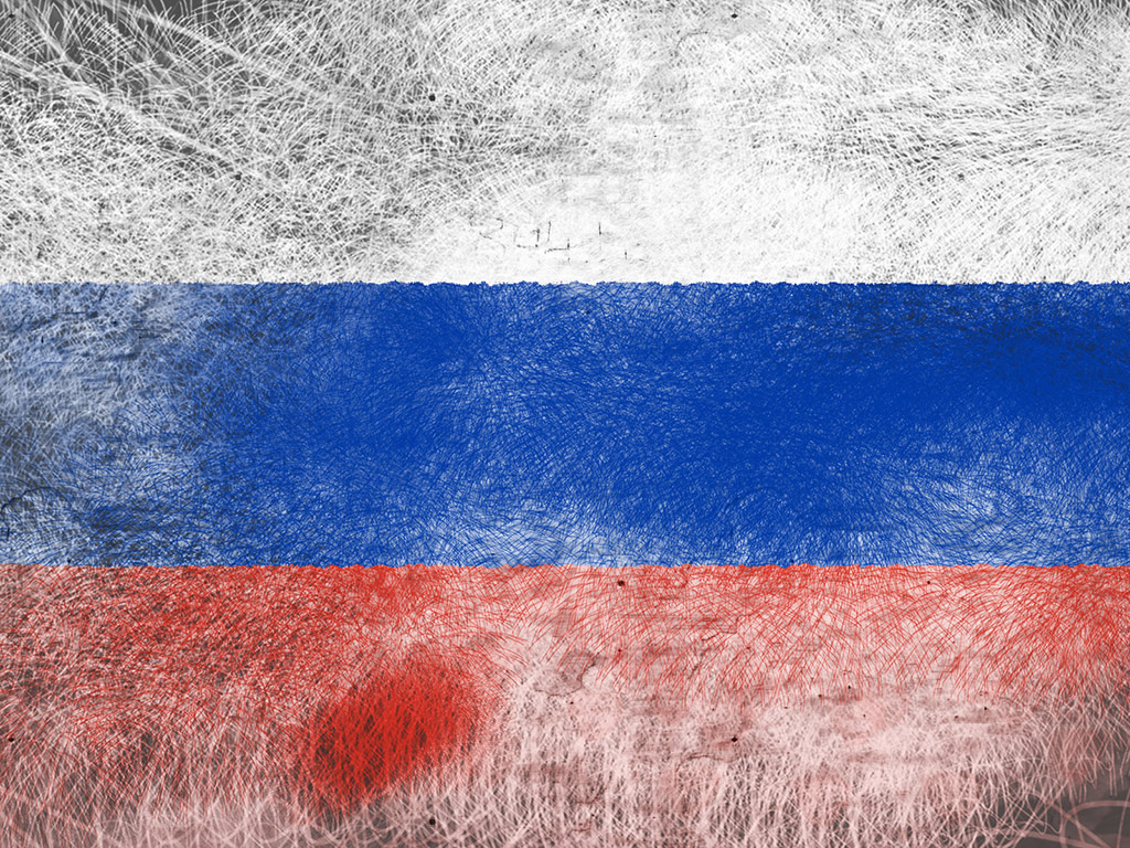 Russische Flagge 012
