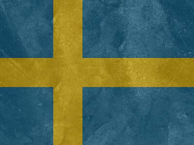Flagge Schwedens - Fahne - Nationalflagge - Blau-Gelb