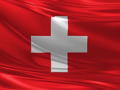 Flagge der Schweiz - Schweizer Fahne