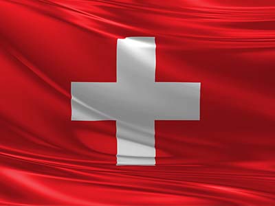 Die Flagge der Schweiz