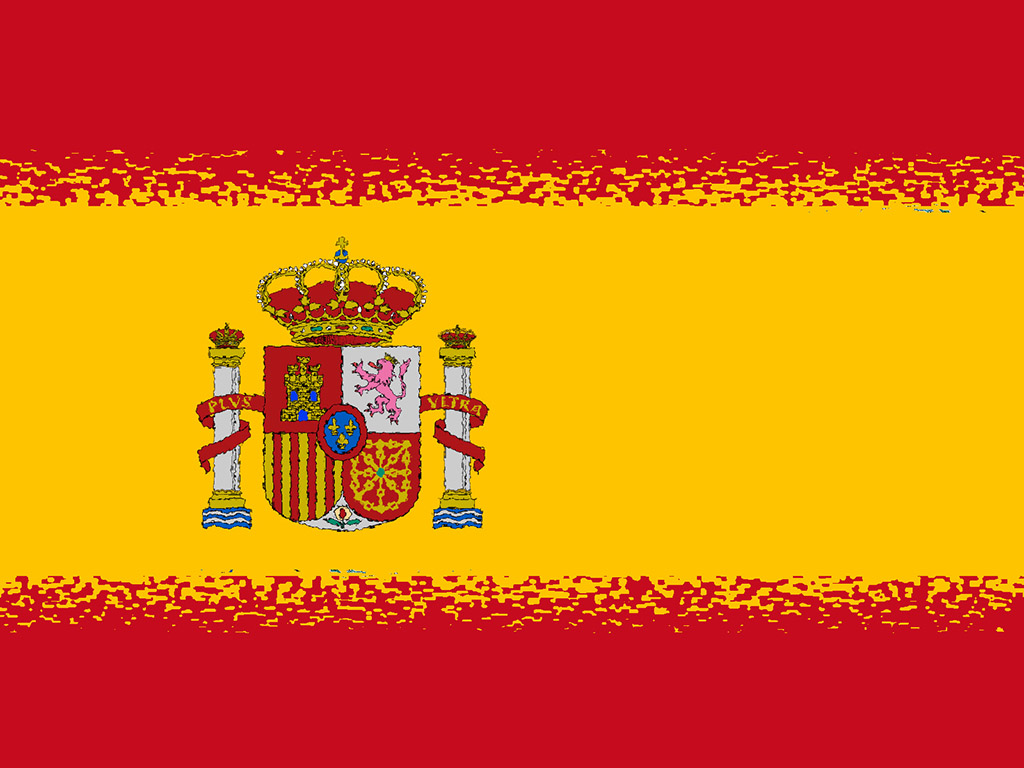 Die Flagge Spaniens - Rot-Gelb-Rot