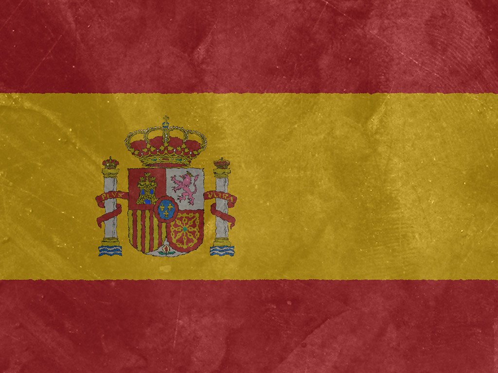 Die Flagge Spaniens - Rot-Gelb-Rot