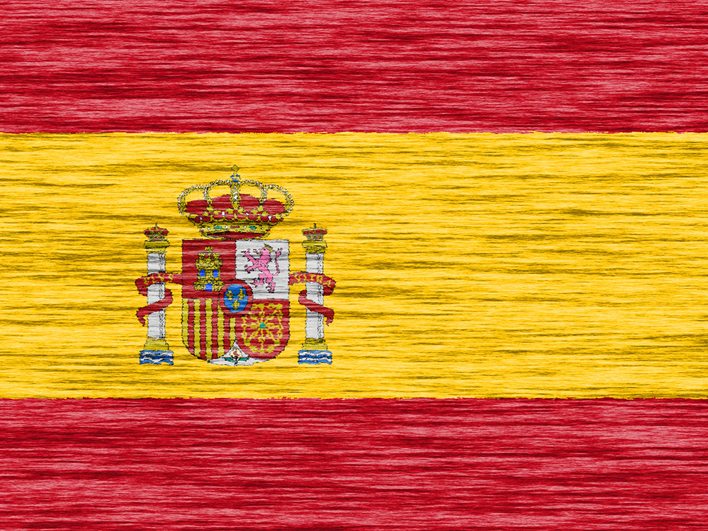 Die Flagge Spaniens - Rot-Gelb-Rot