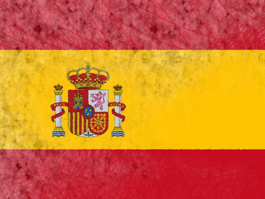 Die Flagge Spaniens - Rot-Gelb-Rot