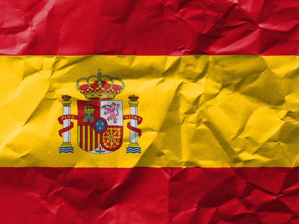 Die Flagge Spaniens - Rot-Gelb-Rot