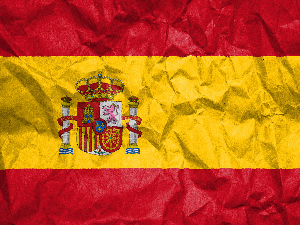 Die Flagge Spaniens - Rot-Gelb-Rot