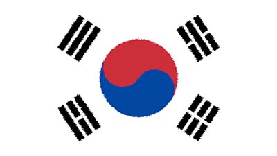 Republik Korea Staatsflagge - Taegeukgi