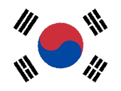 Flagge Südkoreas