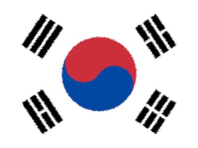 Flagge Südkoreas