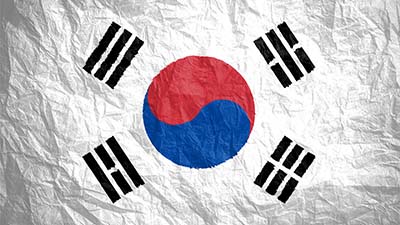 Republik Korea Staatsflagge - Taegeukgi