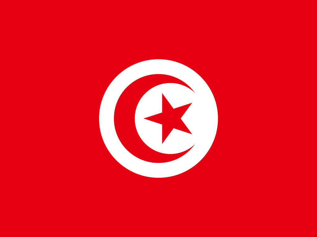 Tunesien Flagge 001